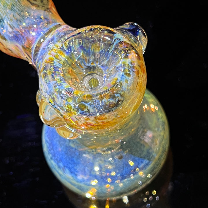 Smooth as Frit Bubbler Glass Pipe Sable Haze   