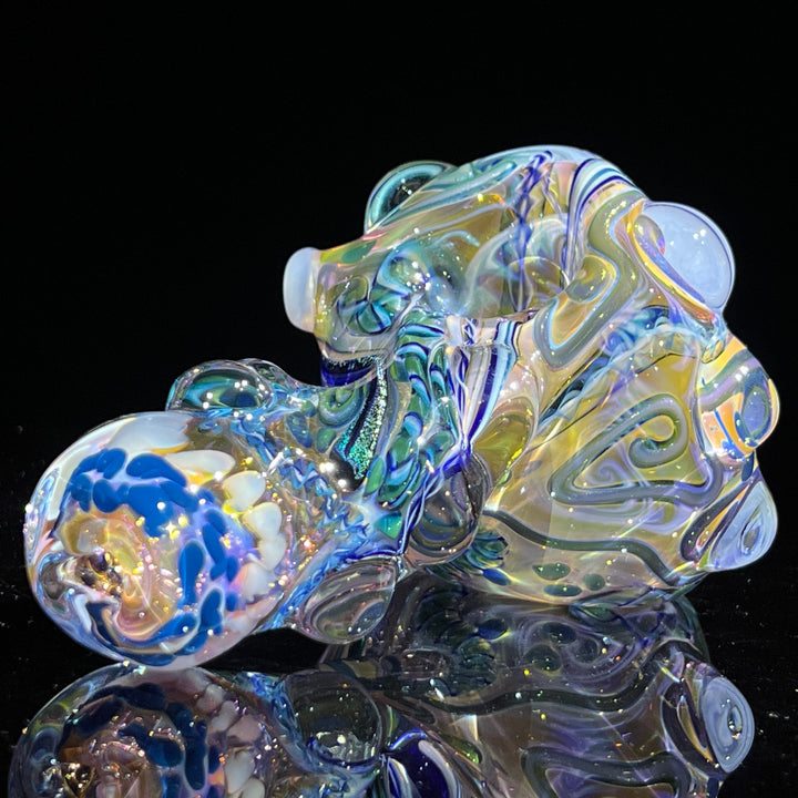 Thick and Twisted Wig Wag Pipe Glass Pipe Molten Imagination