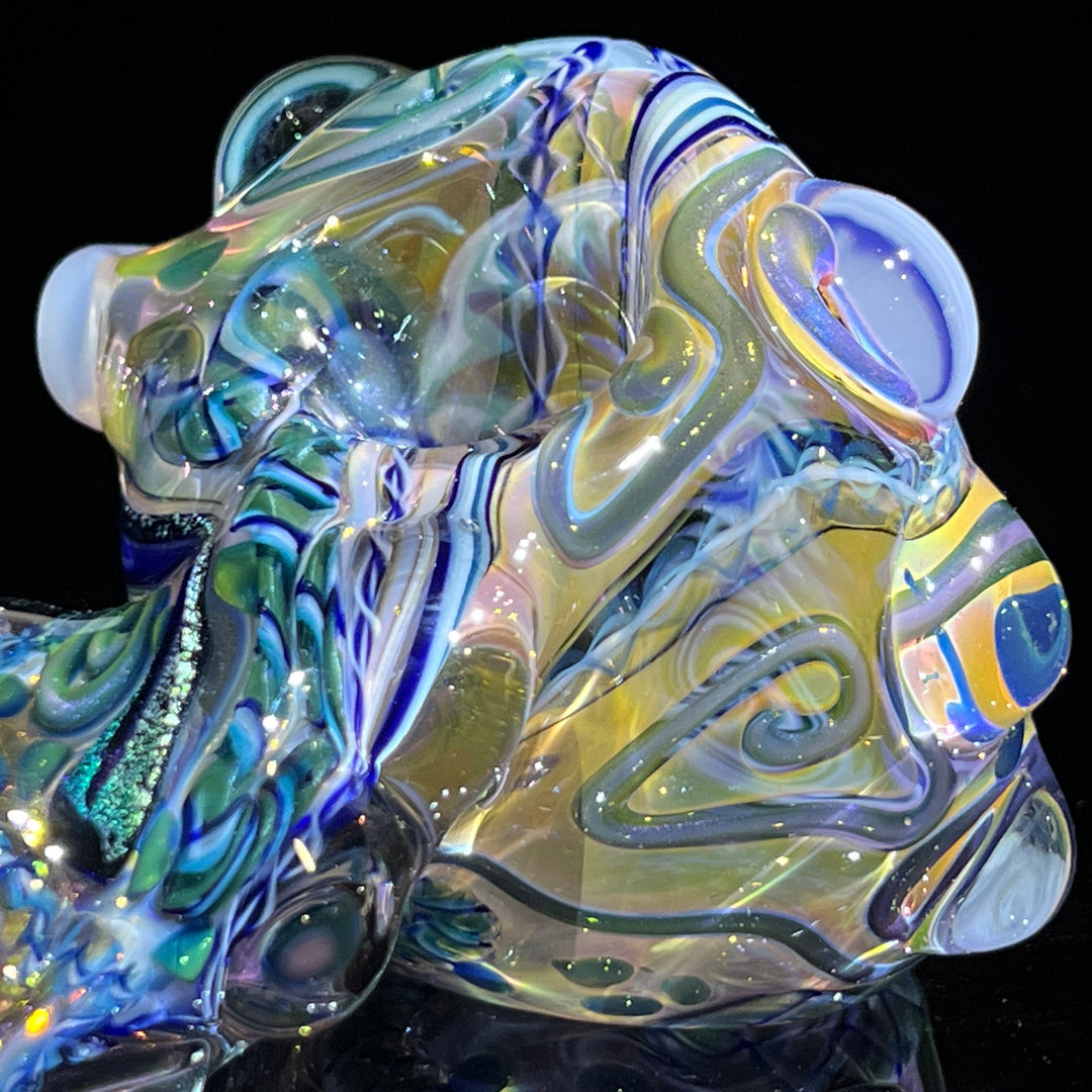 Thick and Twisted Wig Wag Pipe Glass Pipe Molten Imagination