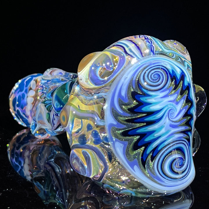 Thick and Twisted Wig Wag Pipe Glass Pipe Molten Imagination