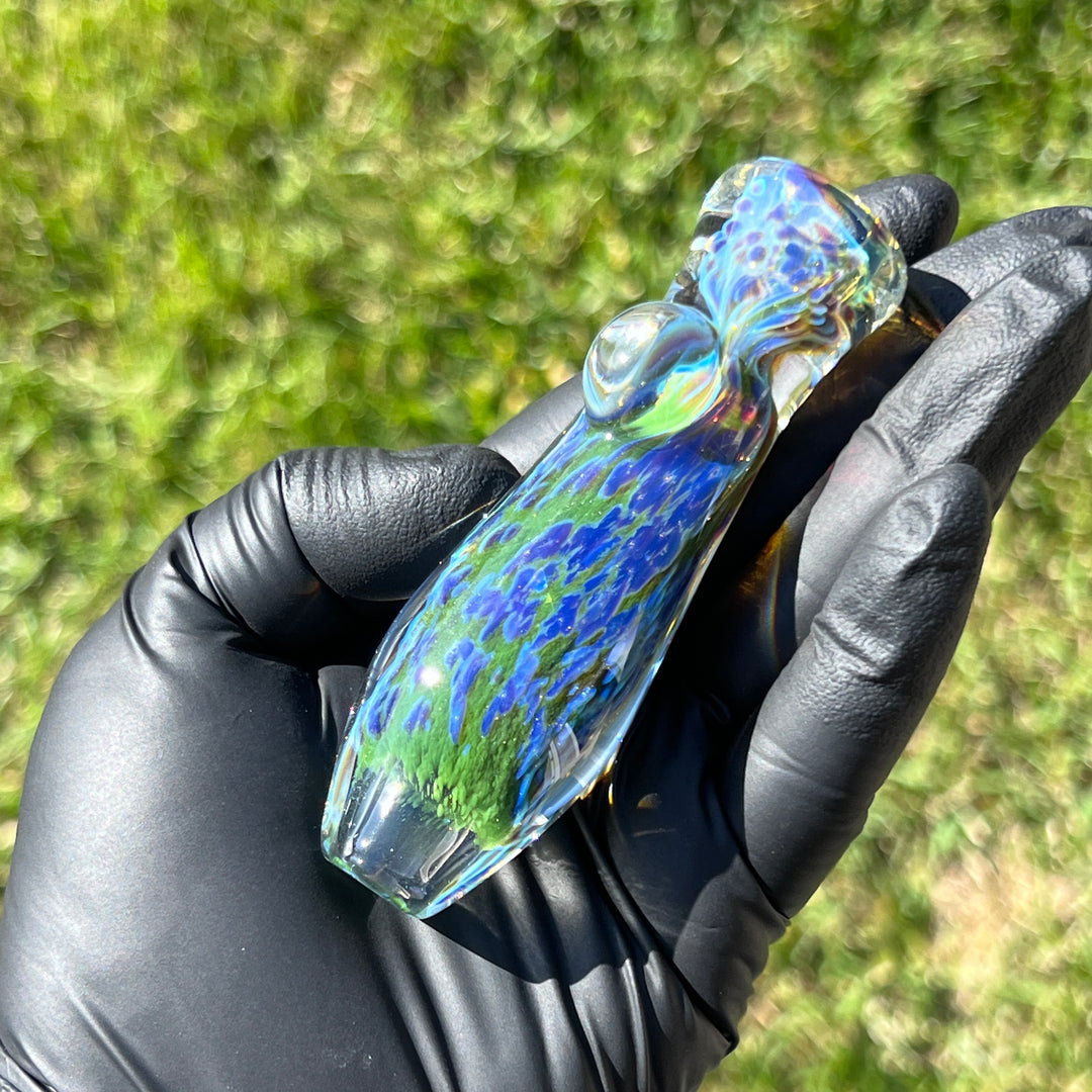 Purple Haze Sparkle Chillum Glass Pipe Tako Glass   