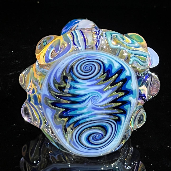 Thick and Twisted Wig Wag Pipe Glass Pipe Molten Imagination