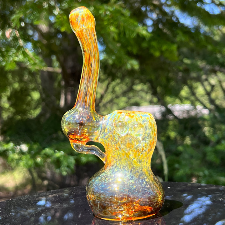 Smooth as Frit Bubbler Glass Pipe Sable Haze   