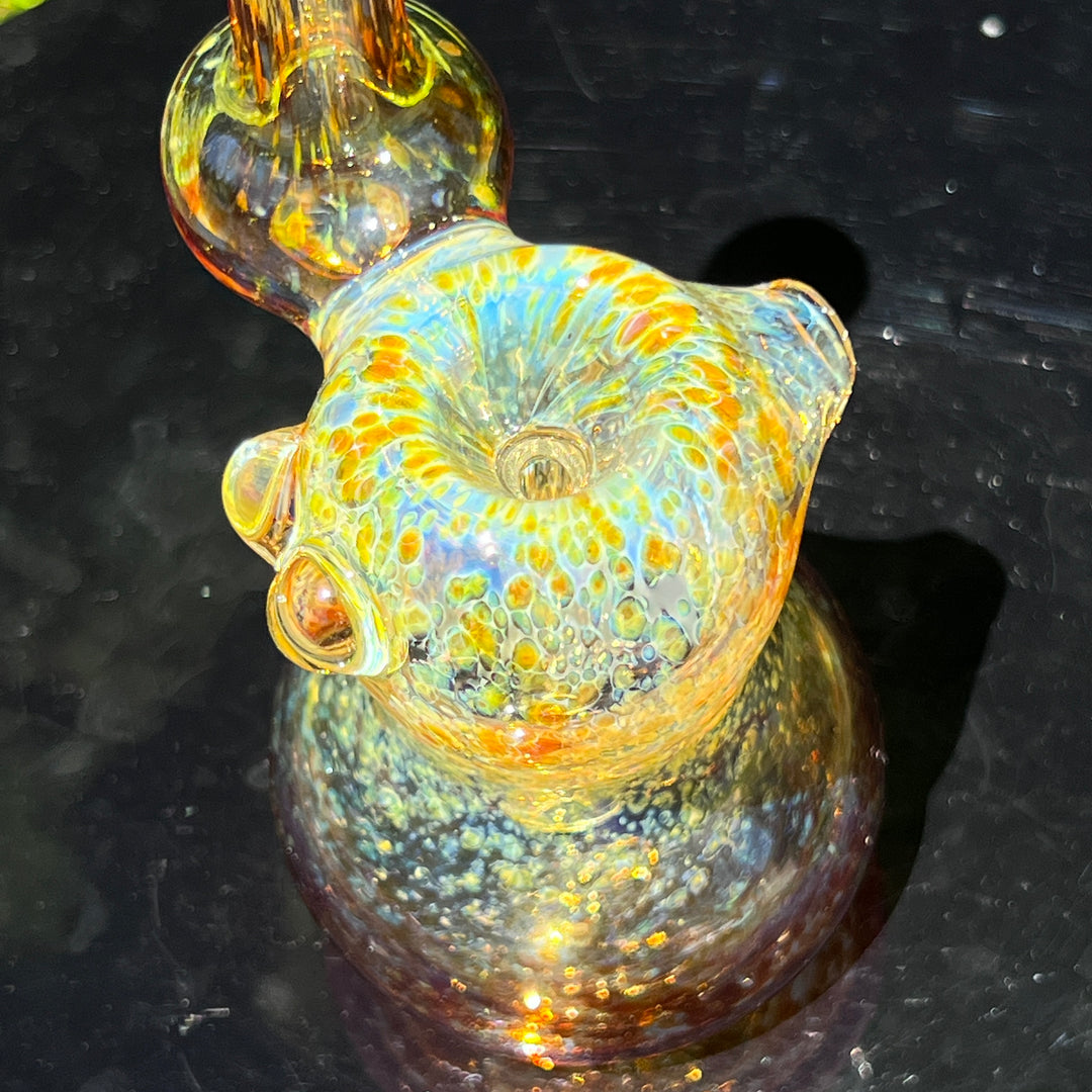 Smooth as Frit Bubbler Glass Pipe Sable Haze   