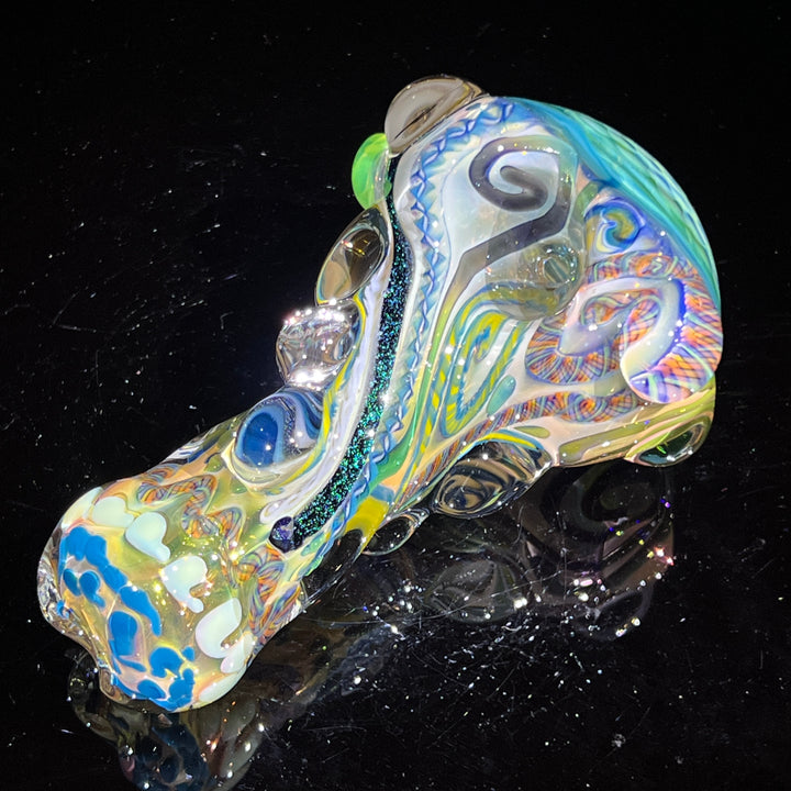 Molten Thick and Twisted Pipe Glass Pipe Molten Imagination