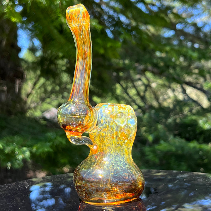 Smooth as Frit Bubbler Glass Pipe Sable Haze   