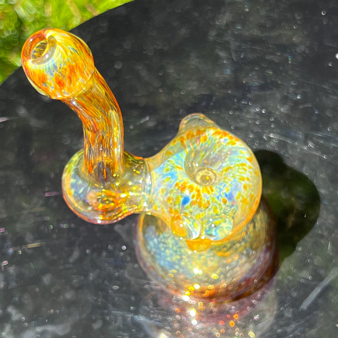 Smooth as Frit Bubbler Glass Pipe Sable Haze   