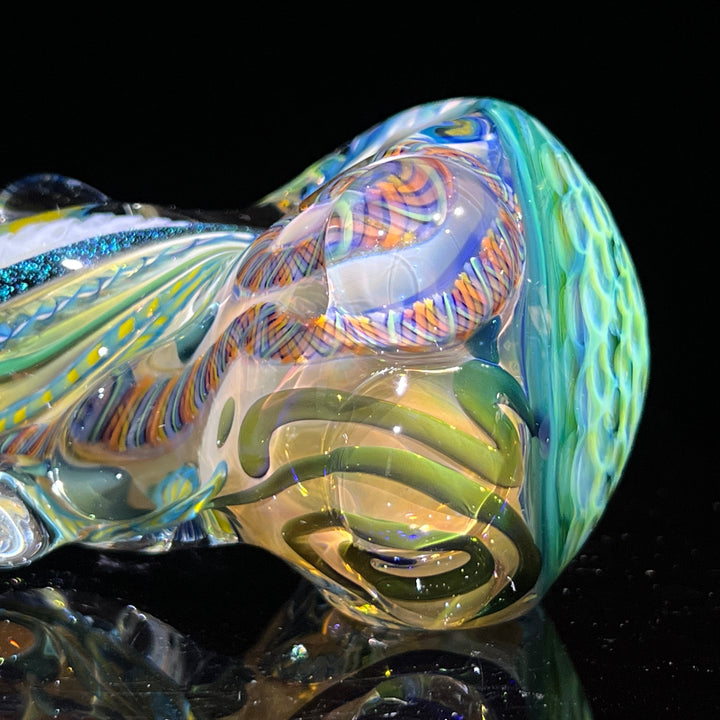 Molten Thick and Twisted Pipe Glass Pipe Molten Imagination