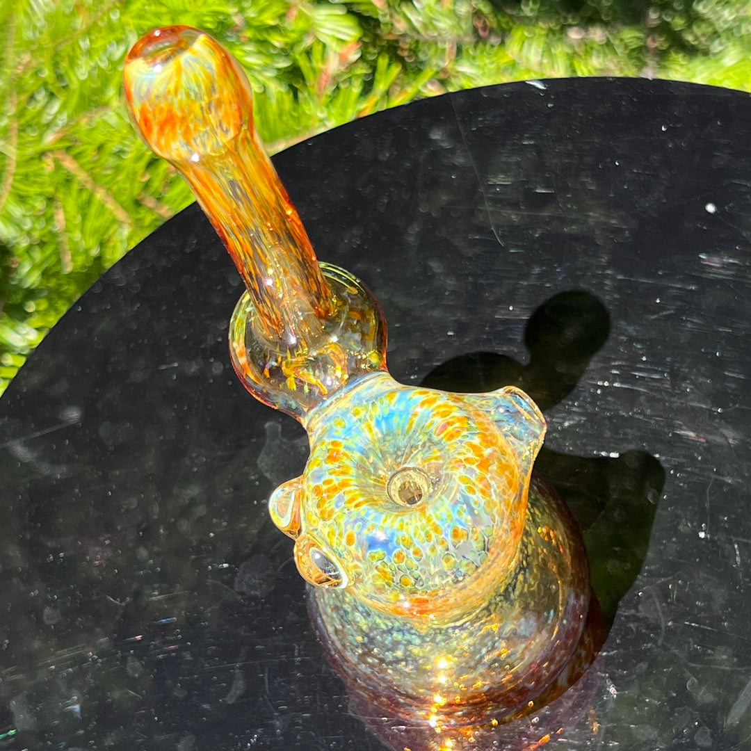 Smooth as Frit Bubbler Glass Pipe Sable Haze   