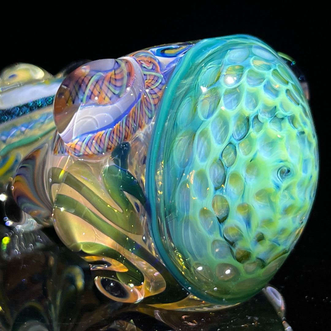 Molten Thick and Twisted Pipe Glass Pipe Molten Imagination