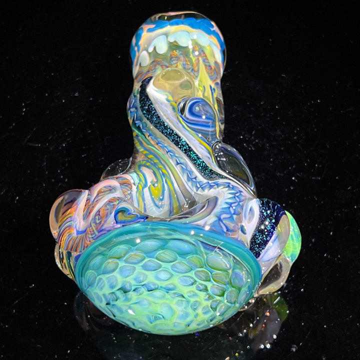 Molten Thick and Twisted Pipe Glass Pipe Molten Imagination