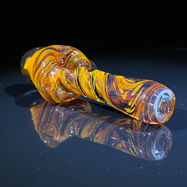 Autumnal Alien Brain Honeycomb Pipe Glass Pipe Plug a Nug