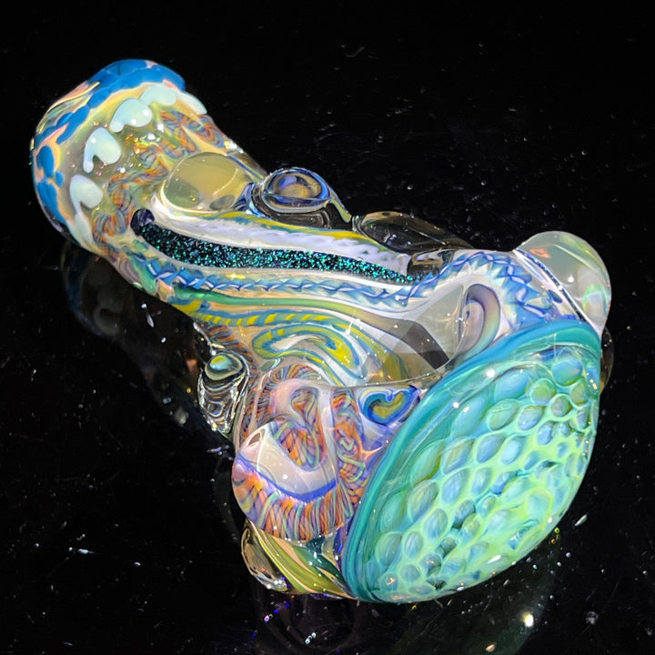 Molten Thick and Twisted Pipe Glass Pipe Molten Imagination