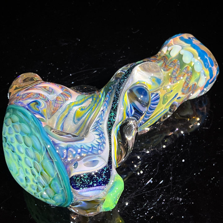 Molten Thick and Twisted Pipe Glass Pipe Molten Imagination