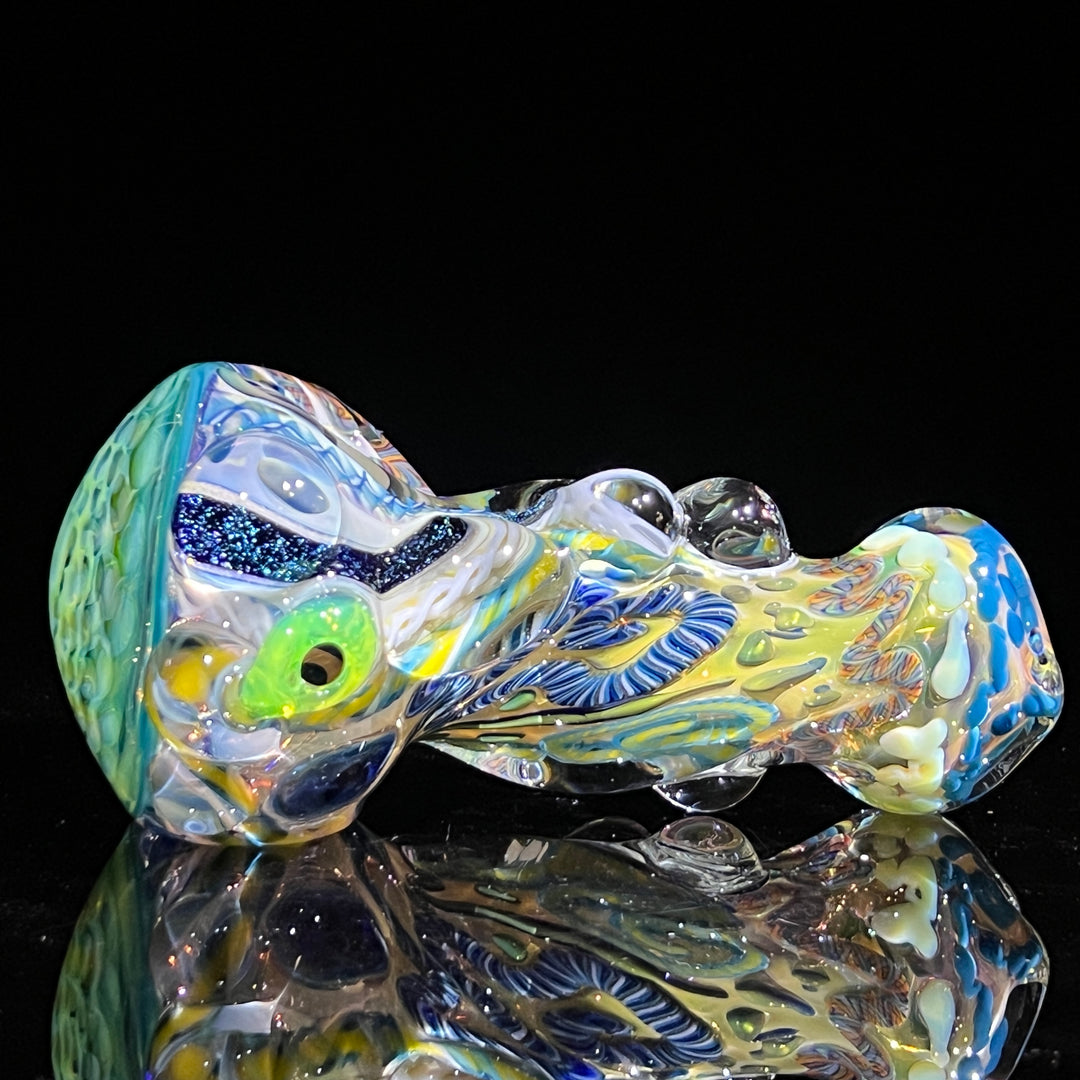 Molten Thick and Twisted Pipe Glass Pipe Molten Imagination