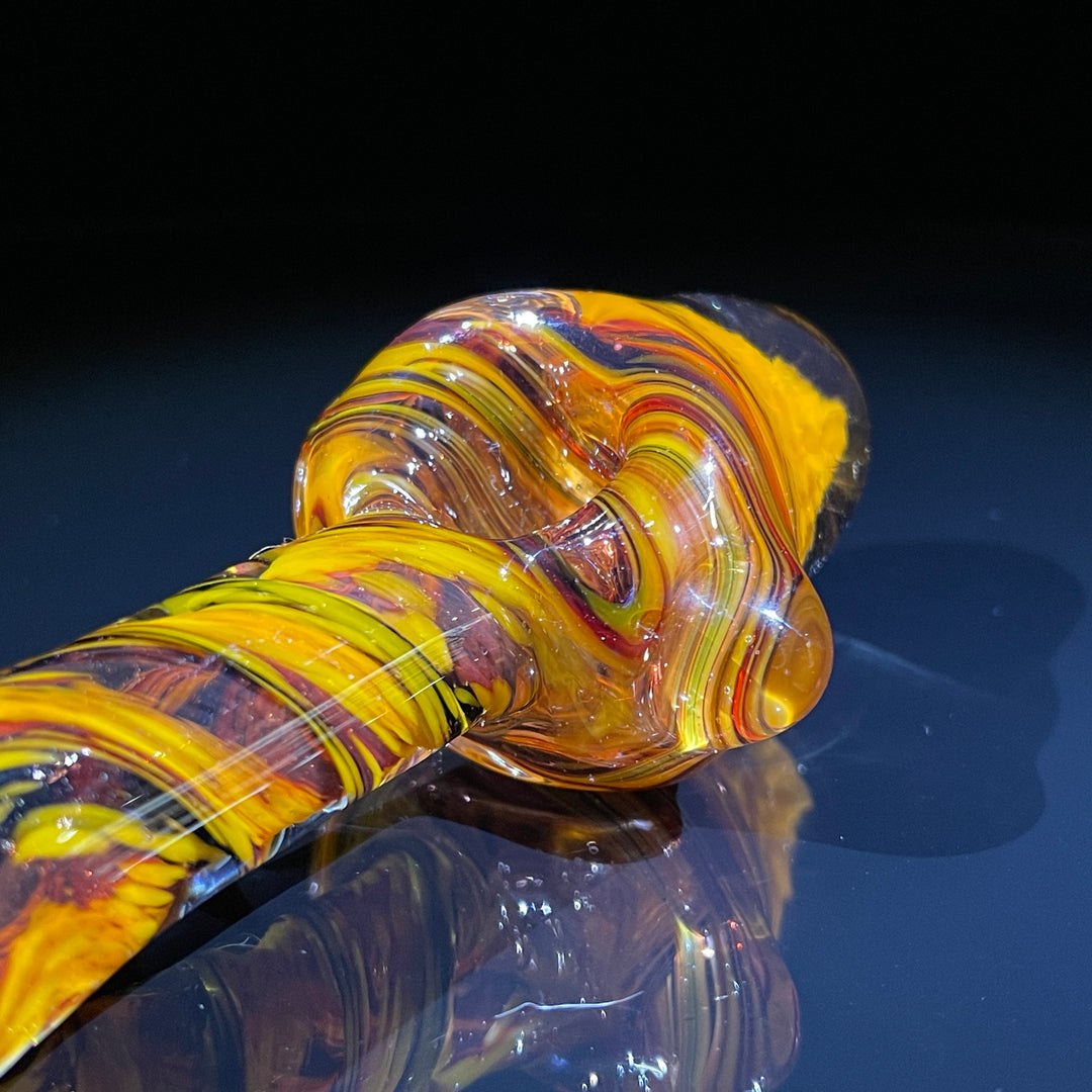 Autumnal Alien Brain Honeycomb Pipe Glass Pipe Plug a Nug