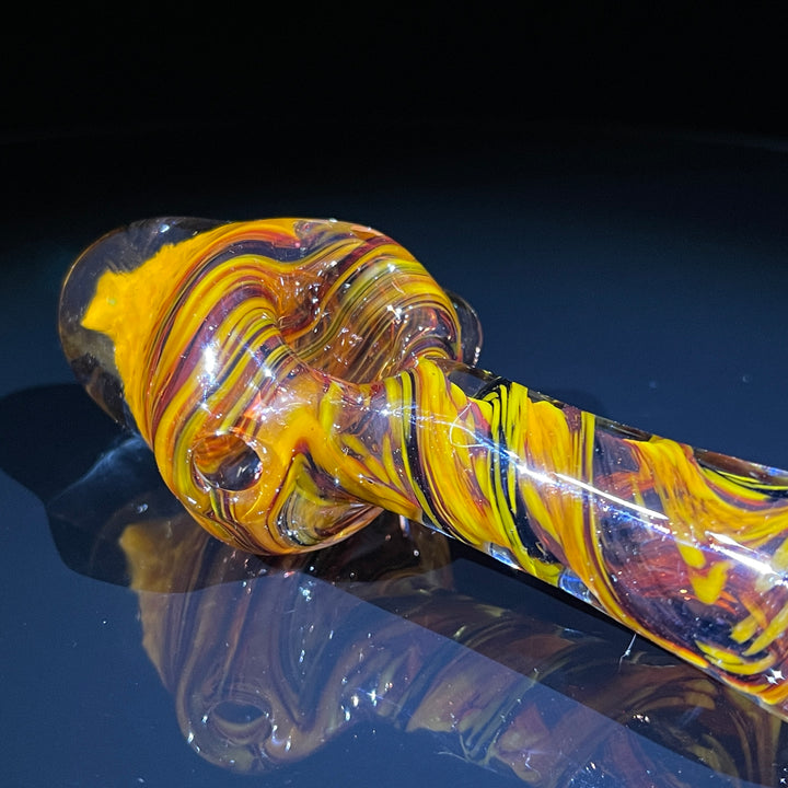 Autumnal Alien Brain Honeycomb Pipe Glass Pipe Plug a Nug