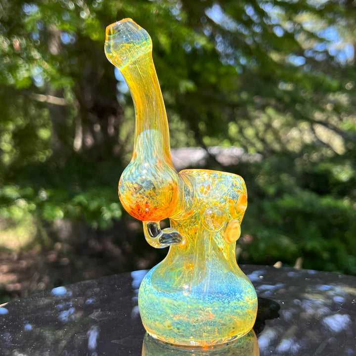 Smooth as Frit Bubbler Glass Pipe Sable Haze   