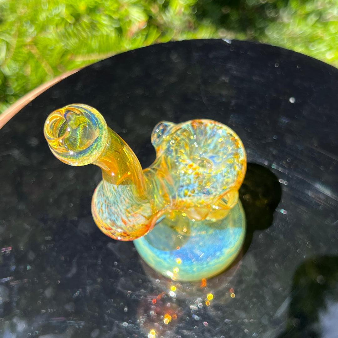 Smooth as Frit Bubbler Glass Pipe Sable Haze   