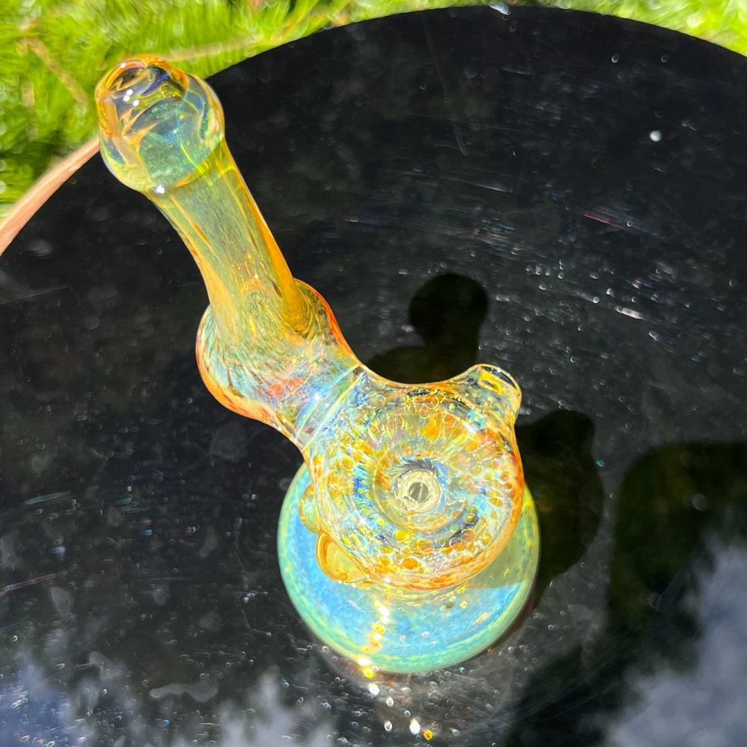 Smooth as Frit Bubbler Glass Pipe Sable Haze   