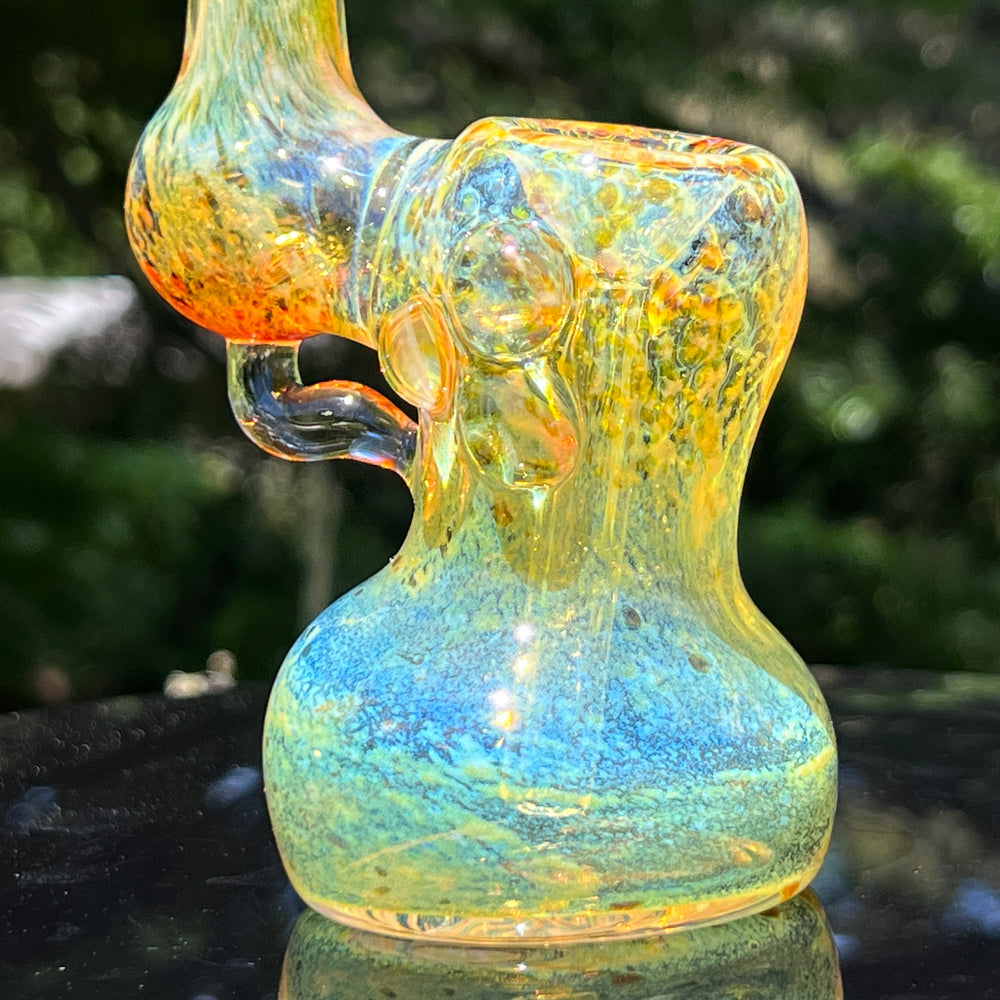 Smooth as Frit Bubbler Glass Pipe Sable Haze   