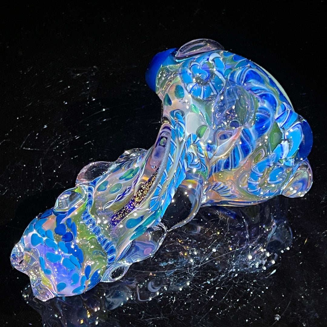 Molten Thick and Twisted Pipe Glass Pipe Molten Imagination