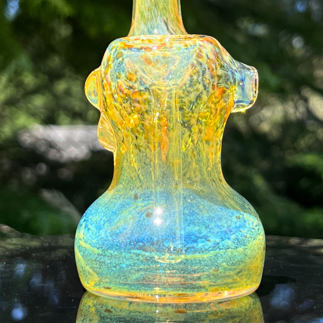 Smooth as Frit Bubbler Glass Pipe Sable Haze   