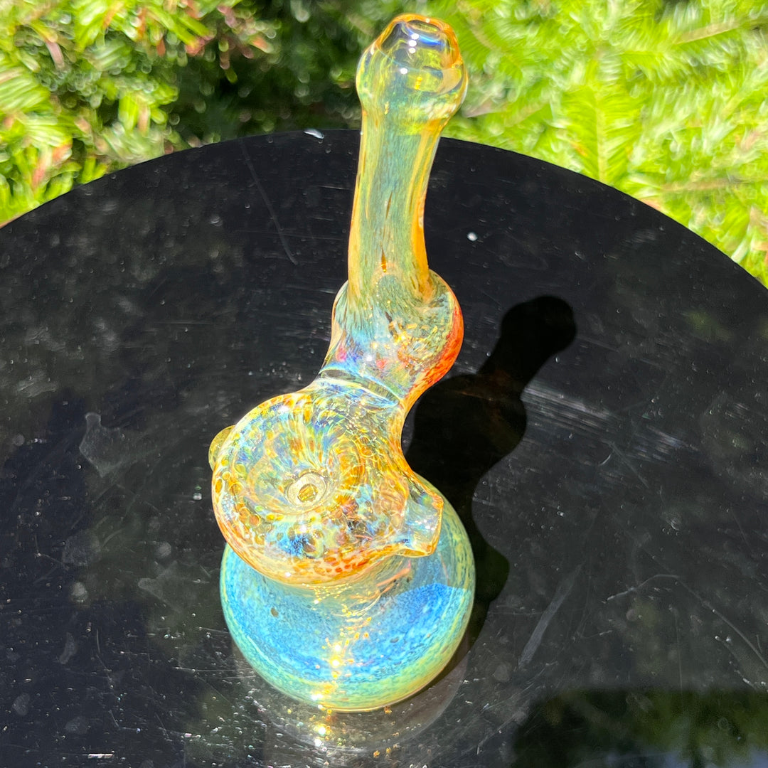 Smooth as Frit Bubbler Glass Pipe Sable Haze   