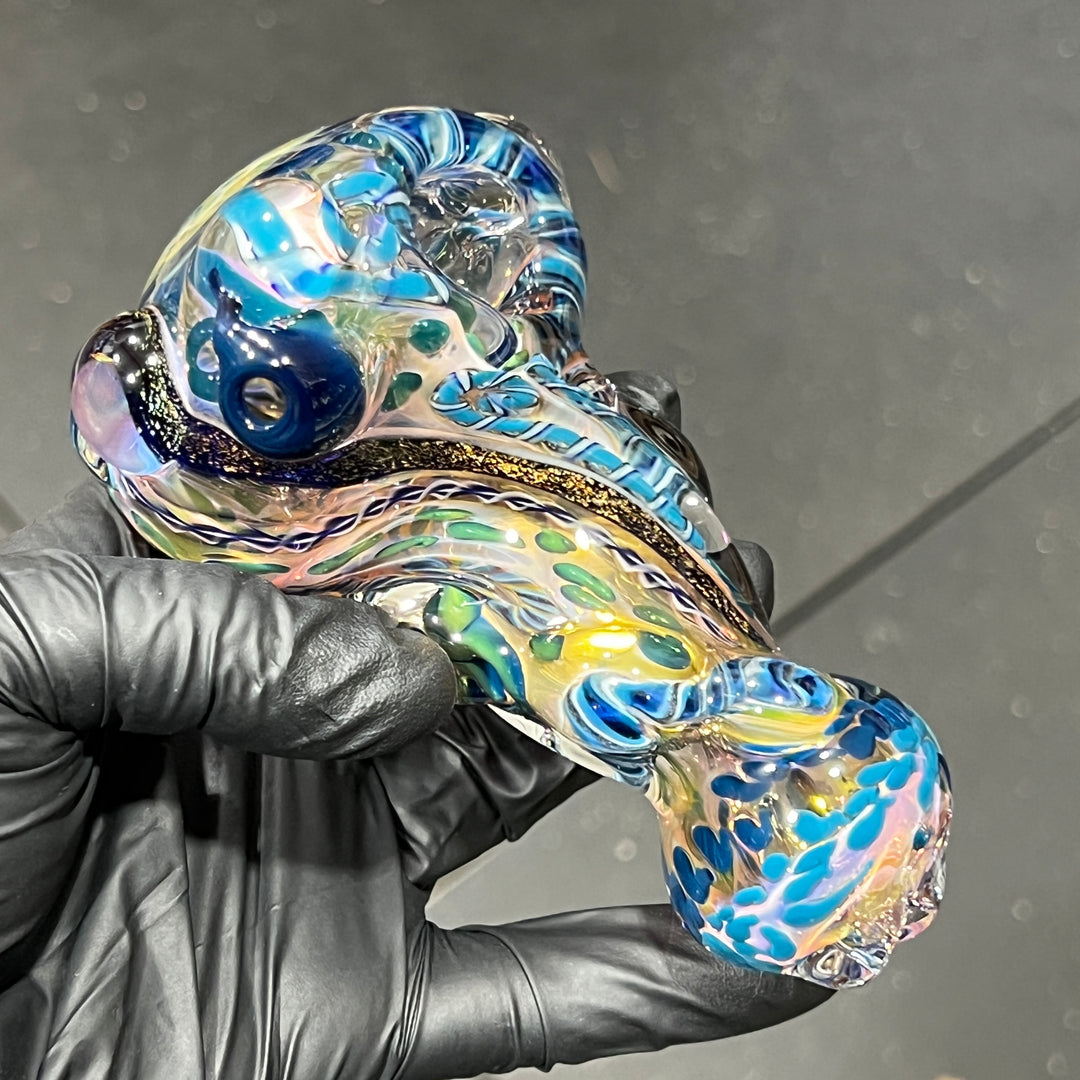 Molten Thick and Twisted Pipe Glass Pipe Molten Imagination