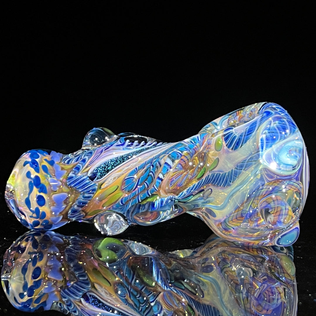 Thick and Twisted Wig Wag Pipe Glass Pipe Molten Imagination