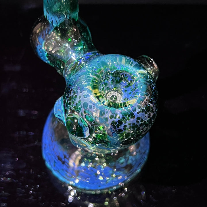 Smooth as Frit Bubbler Glass Pipe Sable Haze   