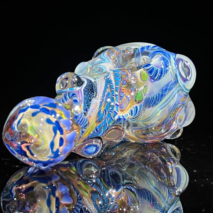 Thick and Twisted Wig Wag Pipe Glass Pipe Molten Imagination