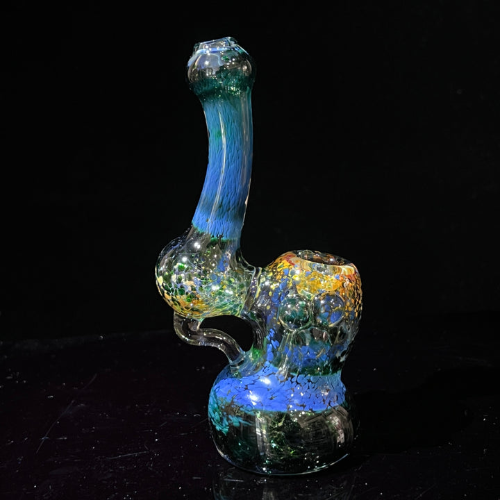 Smooth as Frit Bubbler Glass Pipe Sable Haze   