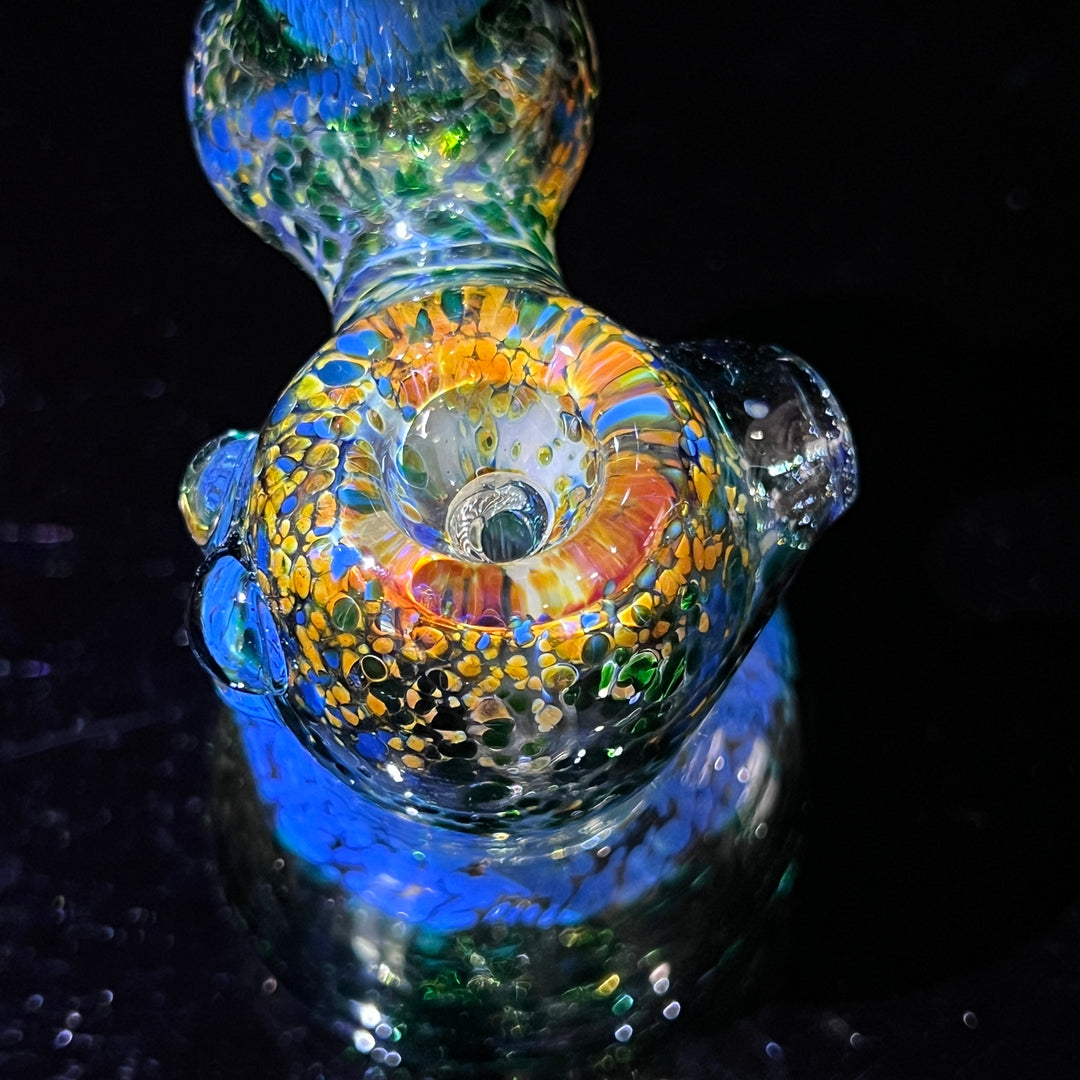 Smooth as Frit Bubbler Glass Pipe Sable Haze   