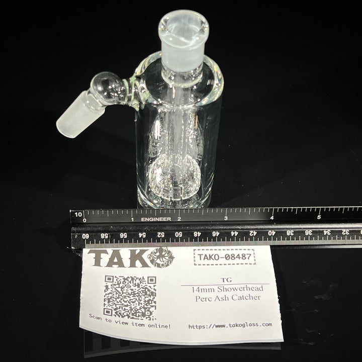 14mm Showerhead Perc Ash Catcher Glass Pipe TG