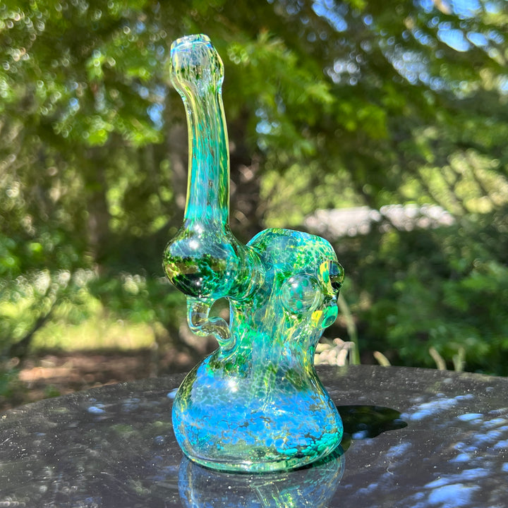 Smooth as Frit Bubbler Glass Pipe Sable Haze   