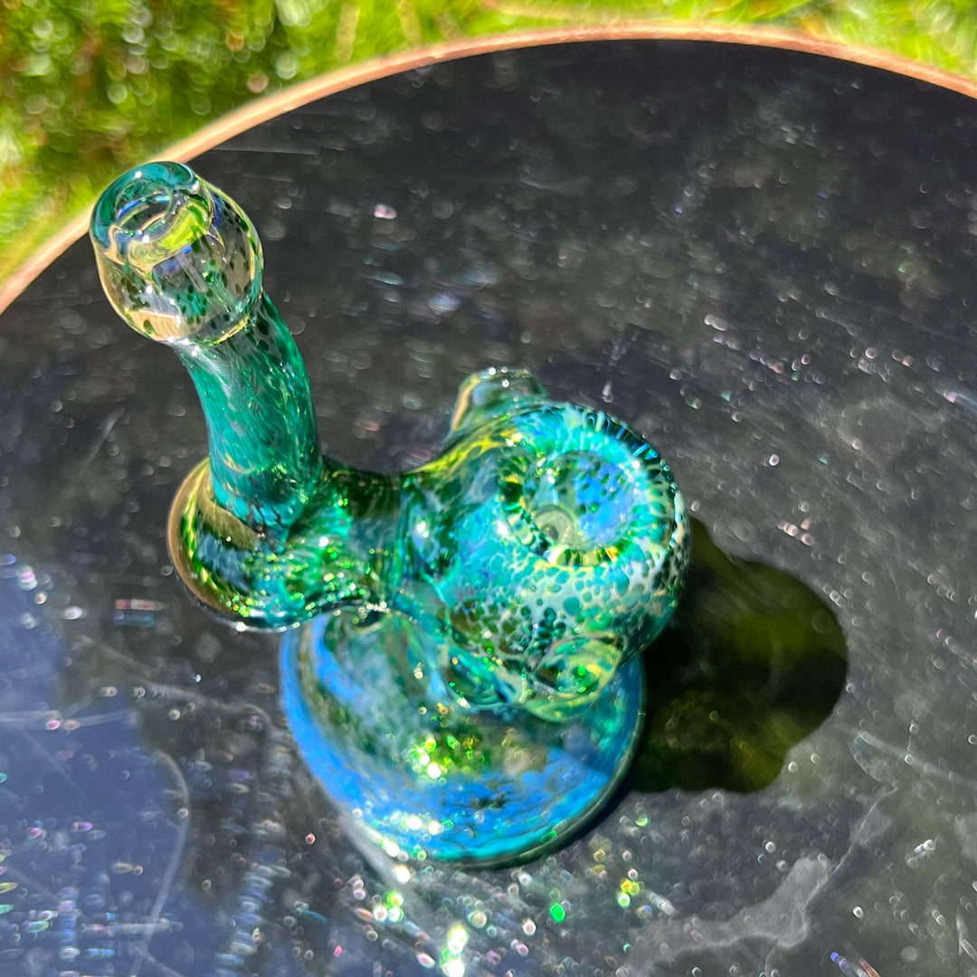 Smooth as Frit Bubbler Glass Pipe Sable Haze   