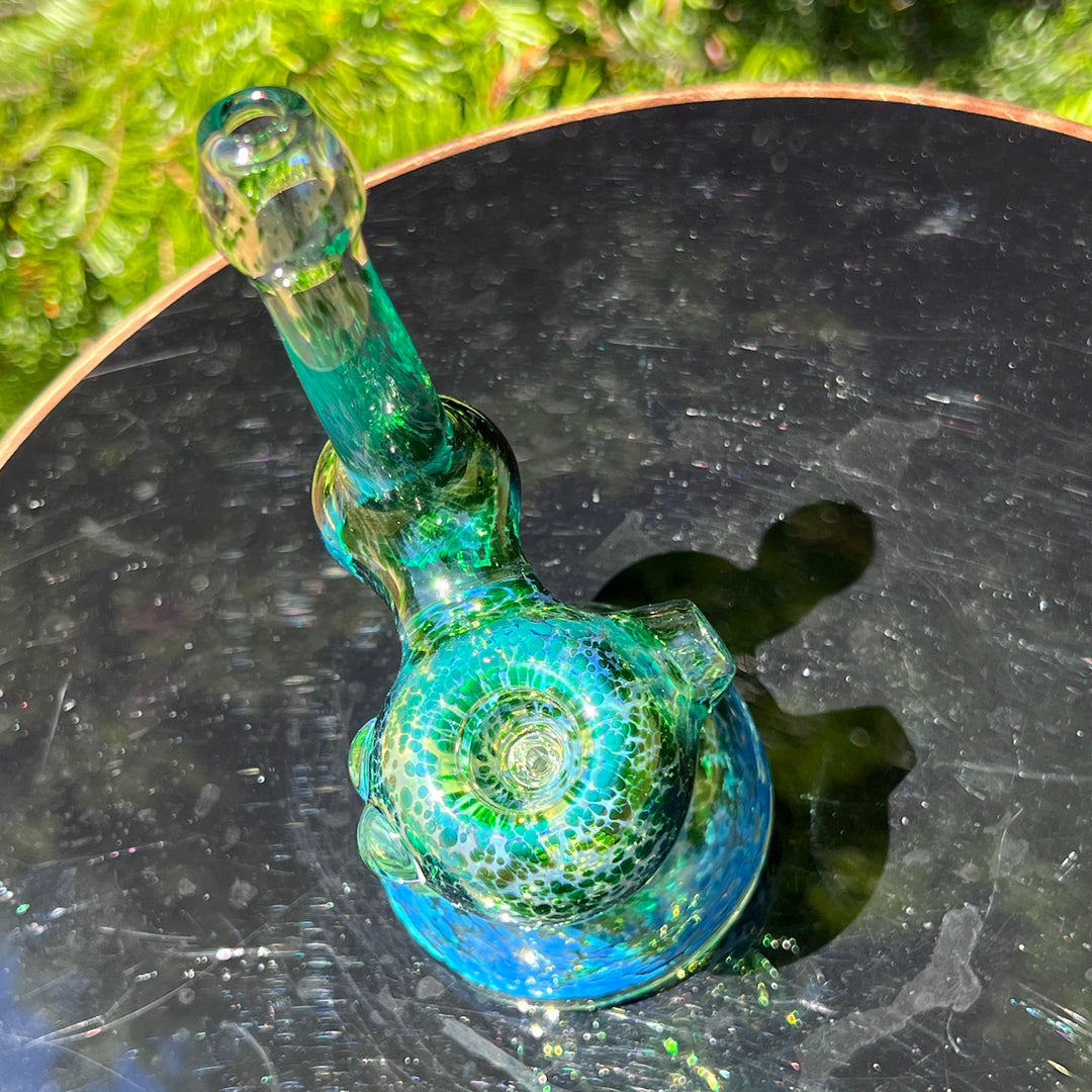 Smooth as Frit Bubbler Glass Pipe Sable Haze   