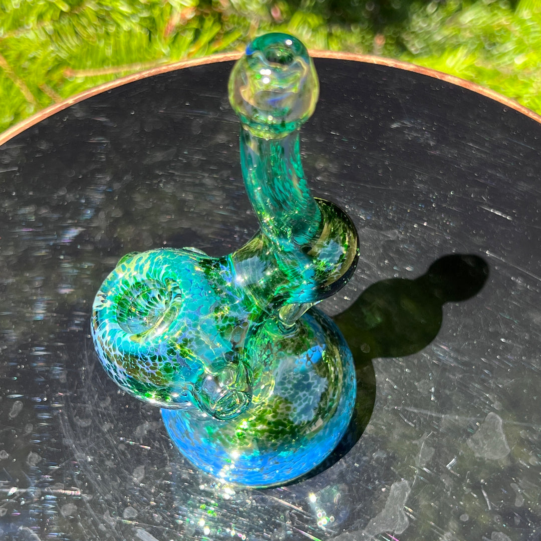 Smooth as Frit Bubbler Glass Pipe Sable Haze   