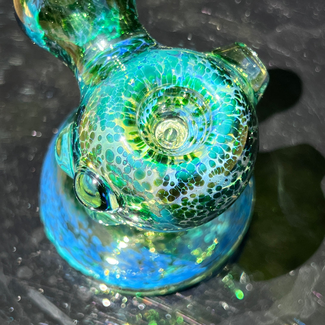 Smooth as Frit Bubbler Glass Pipe Sable Haze   