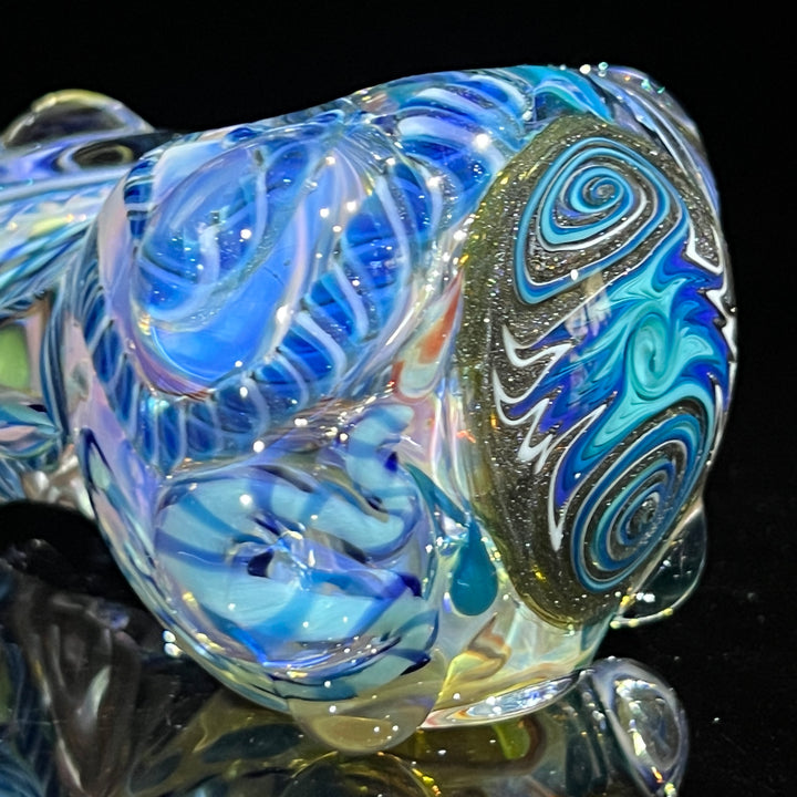 Thick and Twisted Wig Wag Pipe Glass Pipe Molten Imagination