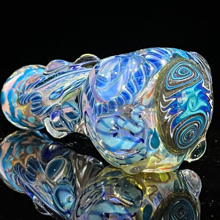 Thick and Twisted Wig Wag Pipe Glass Pipe Molten Imagination