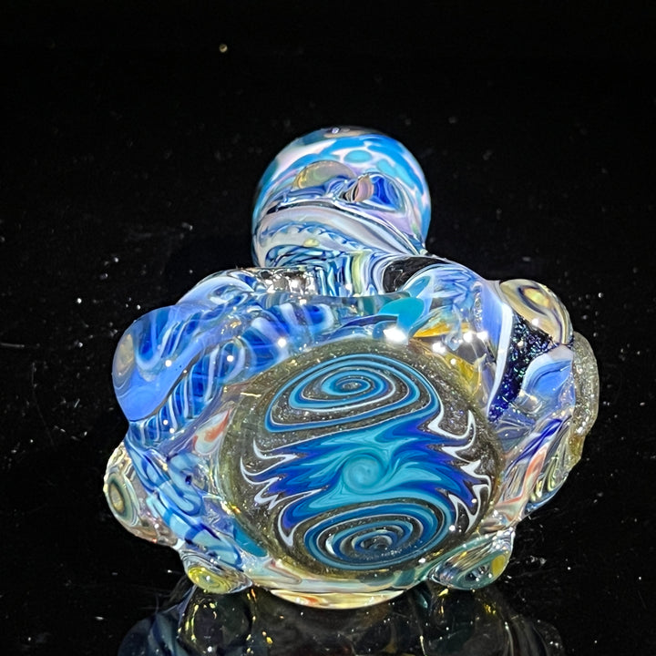 Thick and Twisted Wig Wag Pipe Glass Pipe Molten Imagination