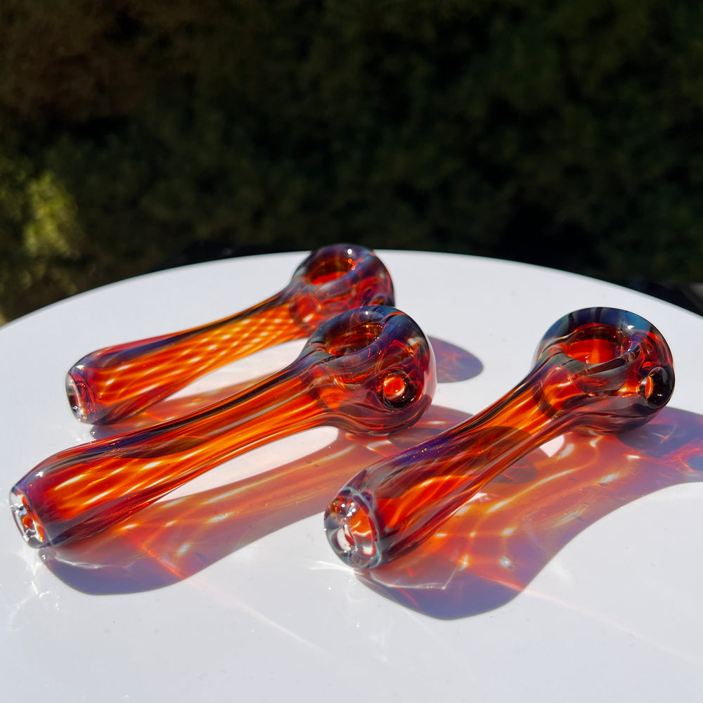 Leftie Purple Creek Pipe Glass Pipe Taggart Glass   