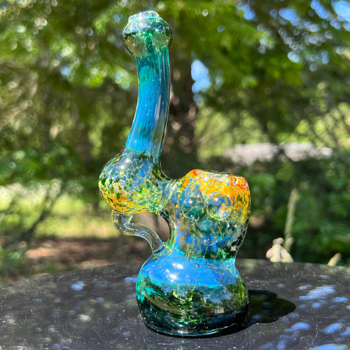 Smooth as Frit Bubbler Glass Pipe Sable Haze   