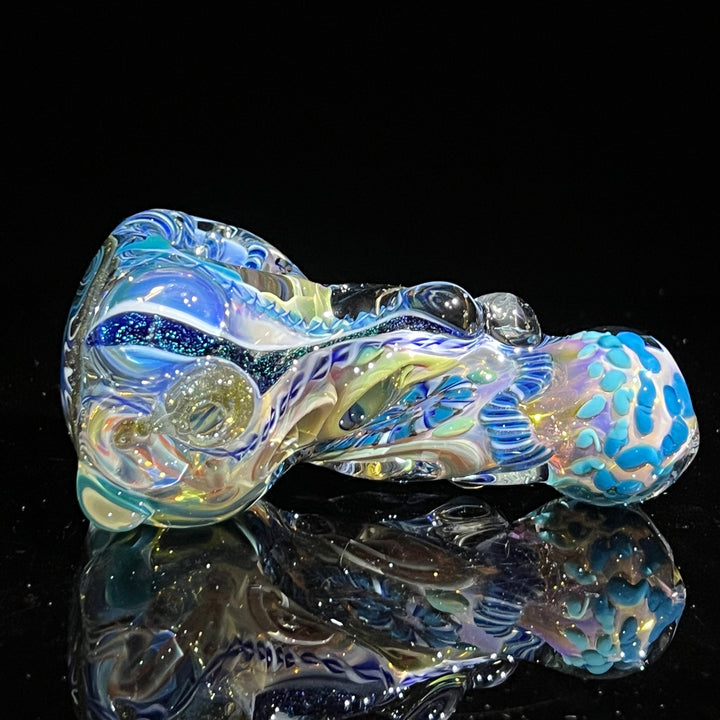 Thick and Twisted Wig Wag Pipe Glass Pipe Molten Imagination