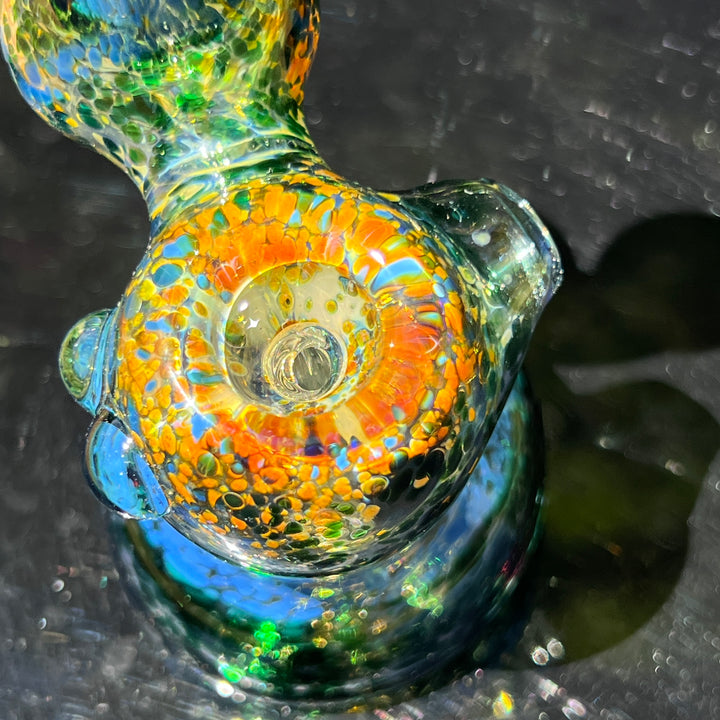 Smooth as Frit Bubbler Glass Pipe Sable Haze   