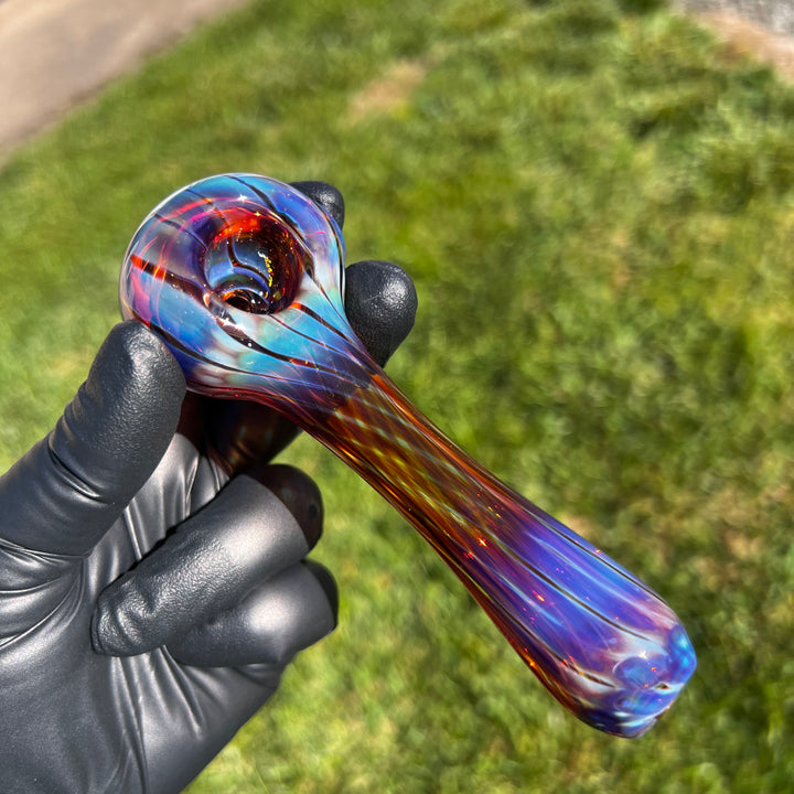 Leftie Purple Creek Pipe Glass Pipe Taggart Glass   