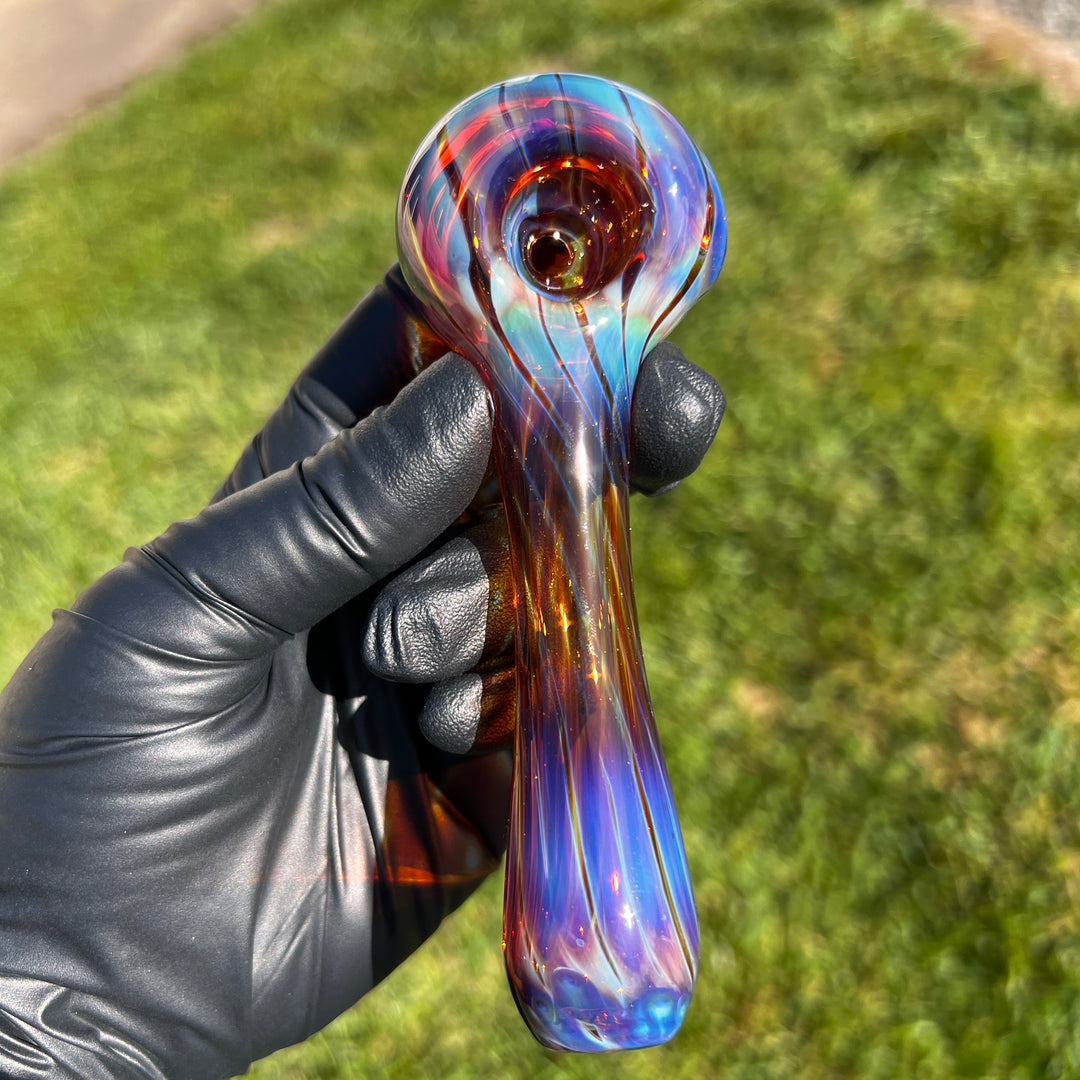 Leftie Purple Creek Pipe Glass Pipe Taggart Glass   