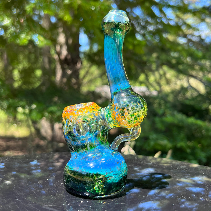 Smooth as Frit Bubbler Glass Pipe Sable Haze   